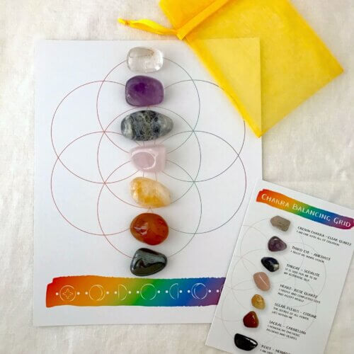 Chakra Balancing Crystal Grid Kit