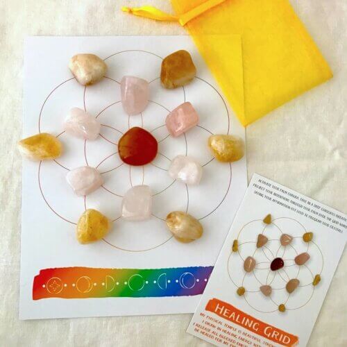 Healng Crystal Grid Kit