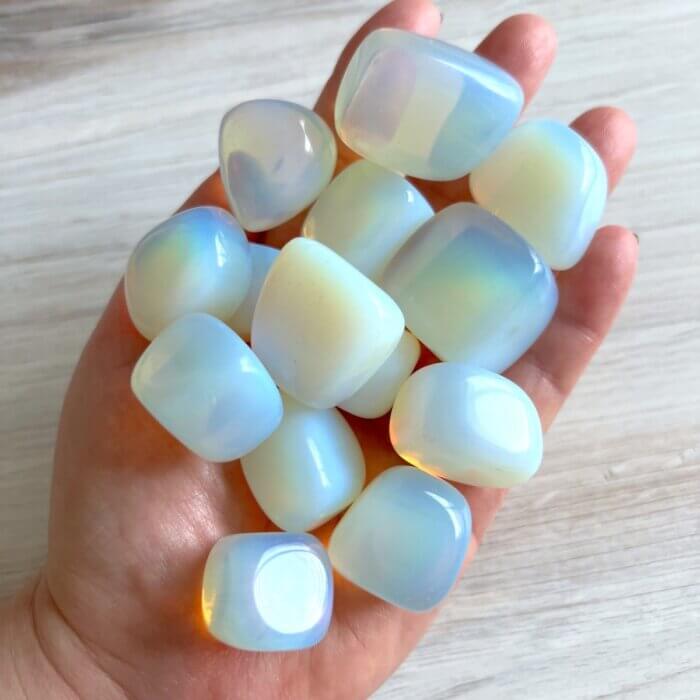 Opalite Tumbled Stone - No. 1027 - Yatzuri Shop