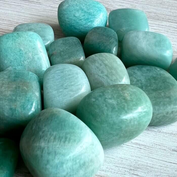 Amazonite Tumbled Stones - Yatzuri