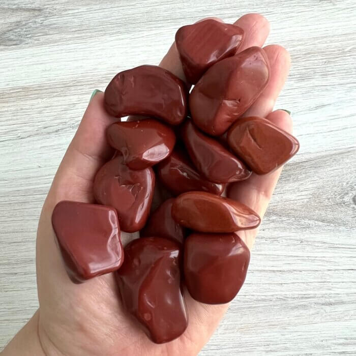 Red Jasper Tumbled Stones - Yatzuri Shop