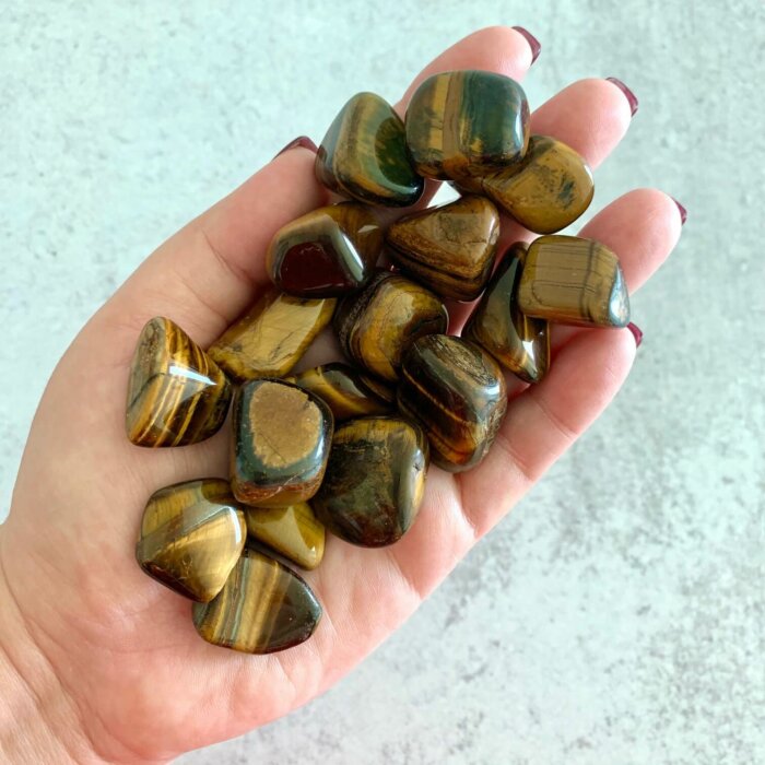 Golden Tiger Eye Tumbled Stone Yatzuri Shop