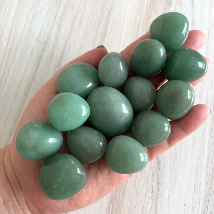 Green Aventurine Tumbled Stone - No. 20 - Yatzuri Shop