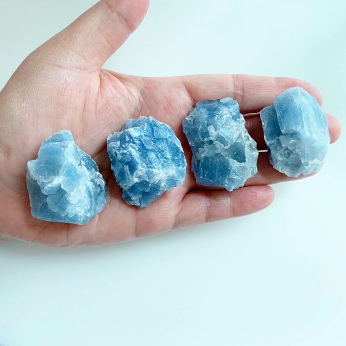 Natural Small Blue Calcite Yatzuri
