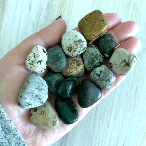 Ocean Jasper Tumbled Stones Yatzuri Shop