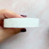3 3/16 inch Round Selenite Plate Yatzuri Shop