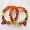 Carnelian & Rutilated Quartz Bracelet Yatzuri