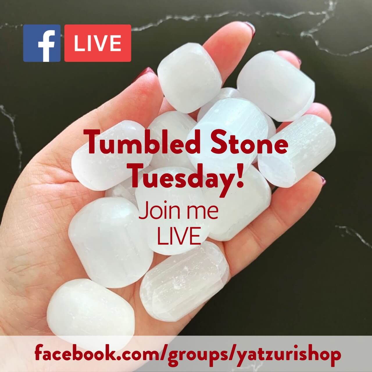 FB Live Tumbled Stone Tuesday Yatzuri Shop