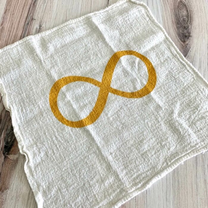 100% Cotton Sacred Geometry Altar Cloth - Infinity - Yatzuri Shop