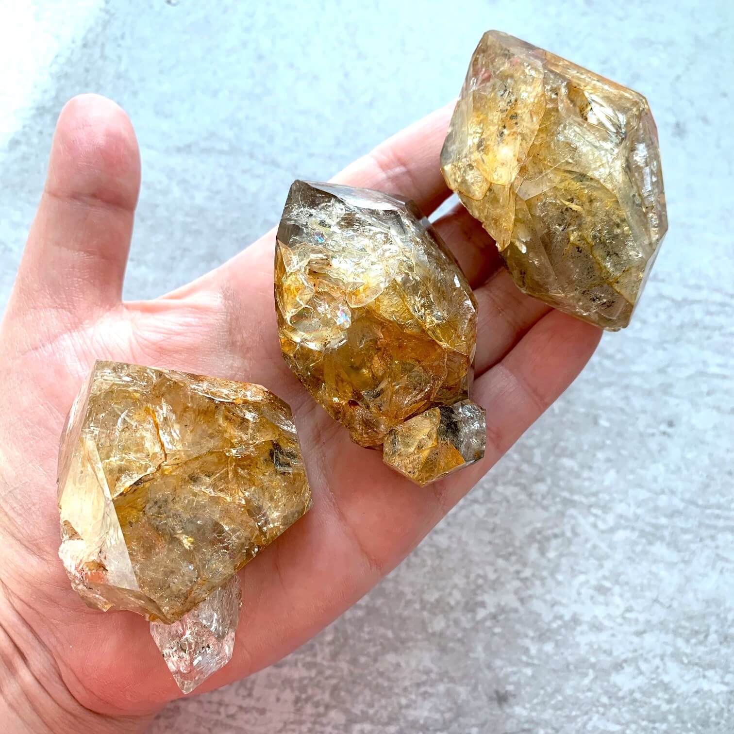 Golden Healer Herkimer Diamond - Yatzuri