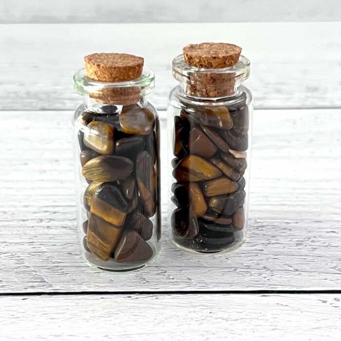 Golden Tiger Eye Altar Gem Bottles Yatzuri Shop