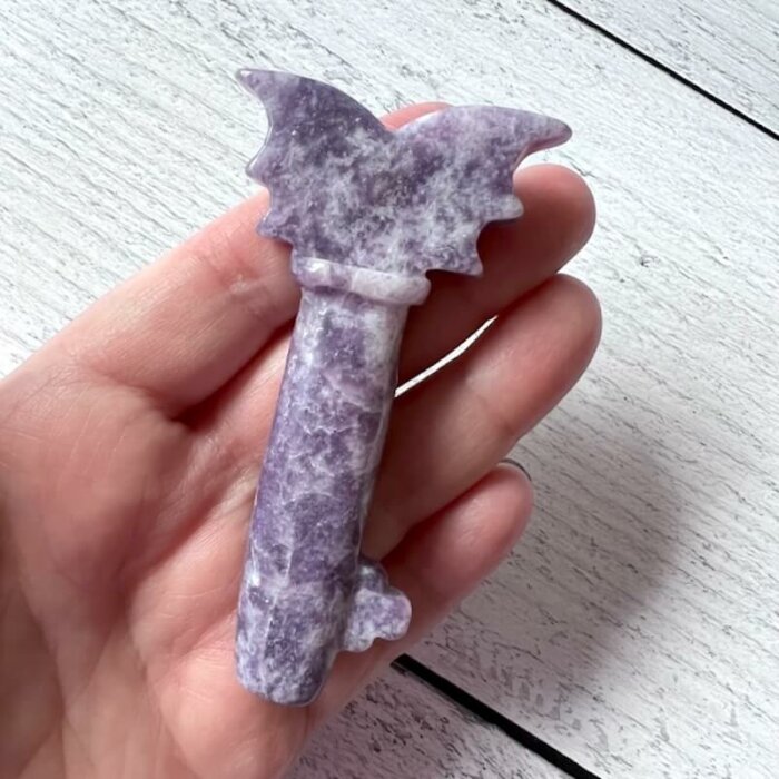 Lepidolite Butterfly Key Yatzuri Shop