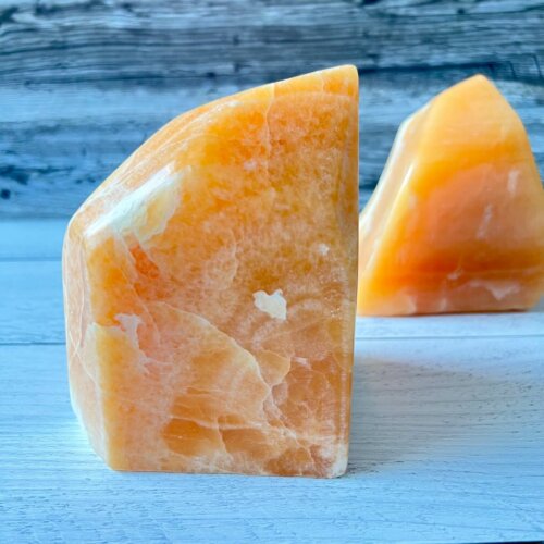 Orange Calcite Polished Free Form - No. 200 - Yatzuri Online Shop