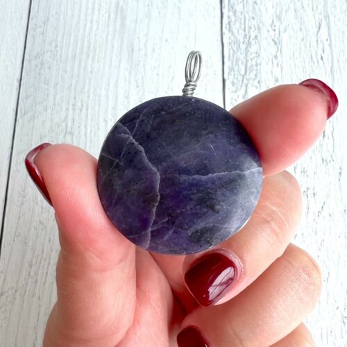 Purple Opal Pendant - No. 85 - Yatzuri Shop