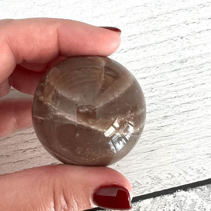Sunstone Moonstone Sphere - No. 358 - Yatzuri Store