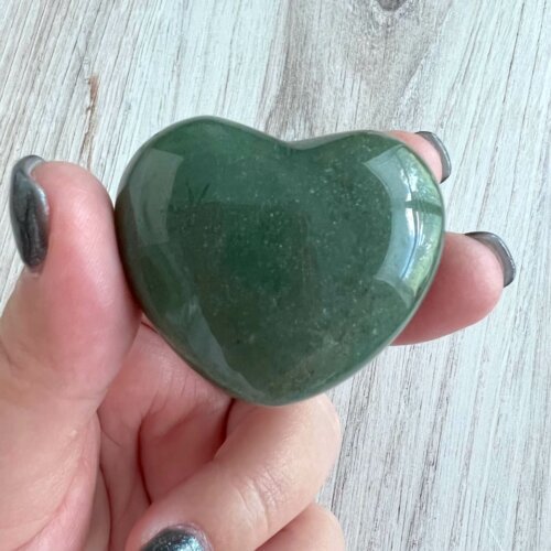 Green Aventurine Heart - No. 175 - Yatzuri Shop