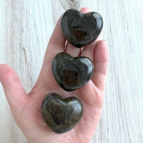 Labradorite Hearts - No. 162 - Yatzuri Shop