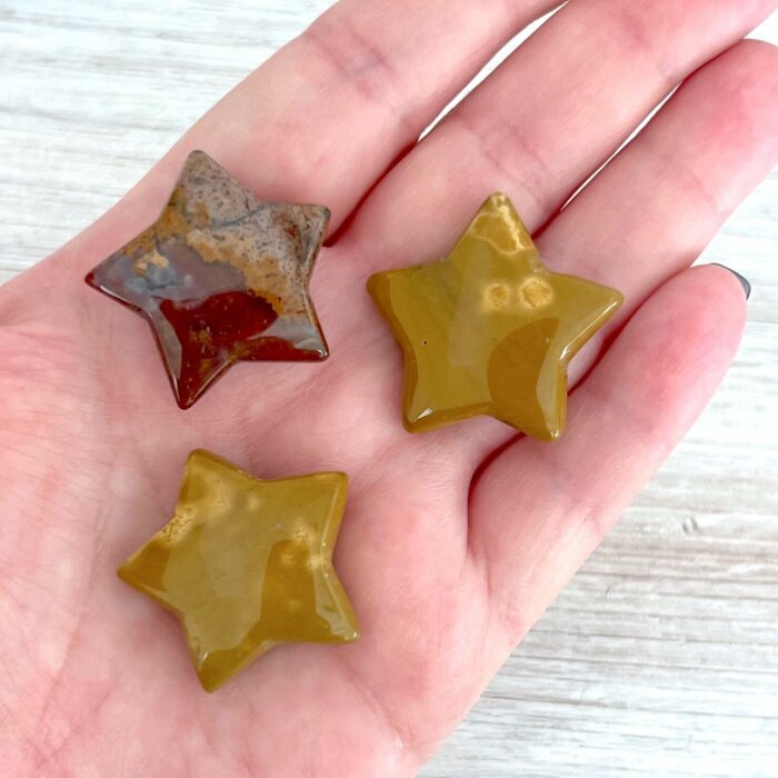 Mookaite Jasper Stars (Small) - No. 88 - Yatzuri Shop