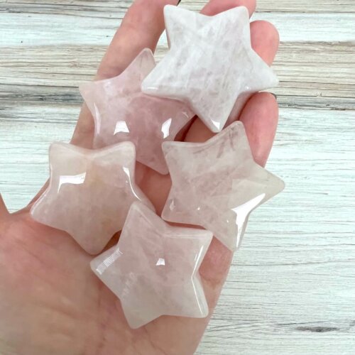 Rose Quartz Stars - No. 110- Yatzuri Shop