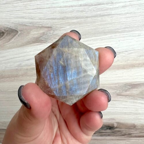 Sunstone Moonstone Hexagon - No. 480 - Yatzuri Shop