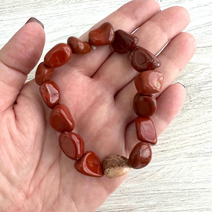 Red Jasper Bracelet - No. 349 - Yatzuri Shop