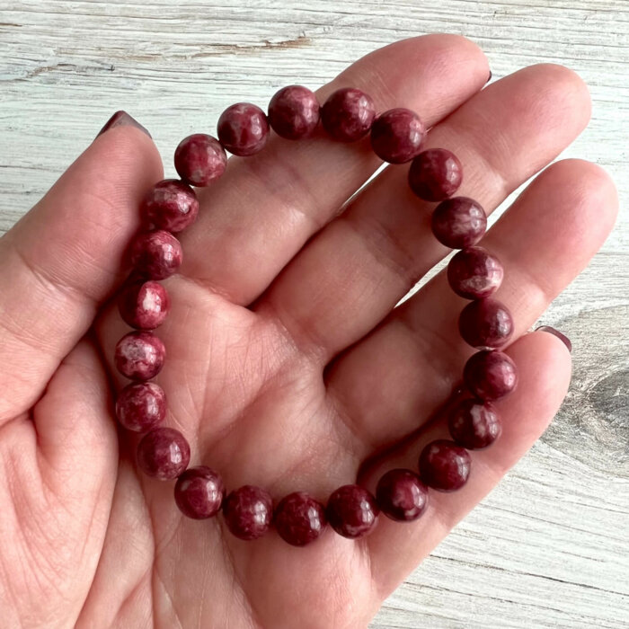 Thulite Bracelet - No. 40 - Yatzuri Shop