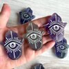 Fluorite Hamsa Hand - No. 444 - Image 3