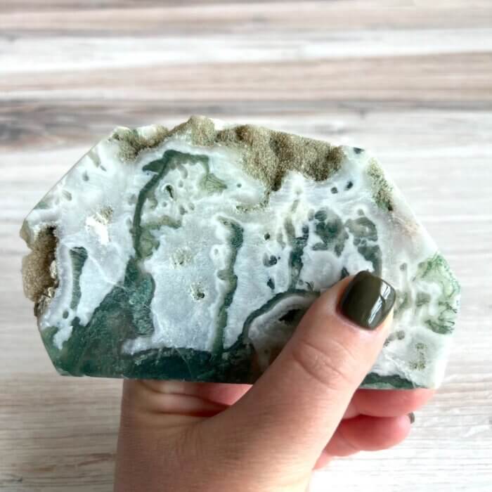 Moss Agate Slab - No. 210 - Yatzuri Shop