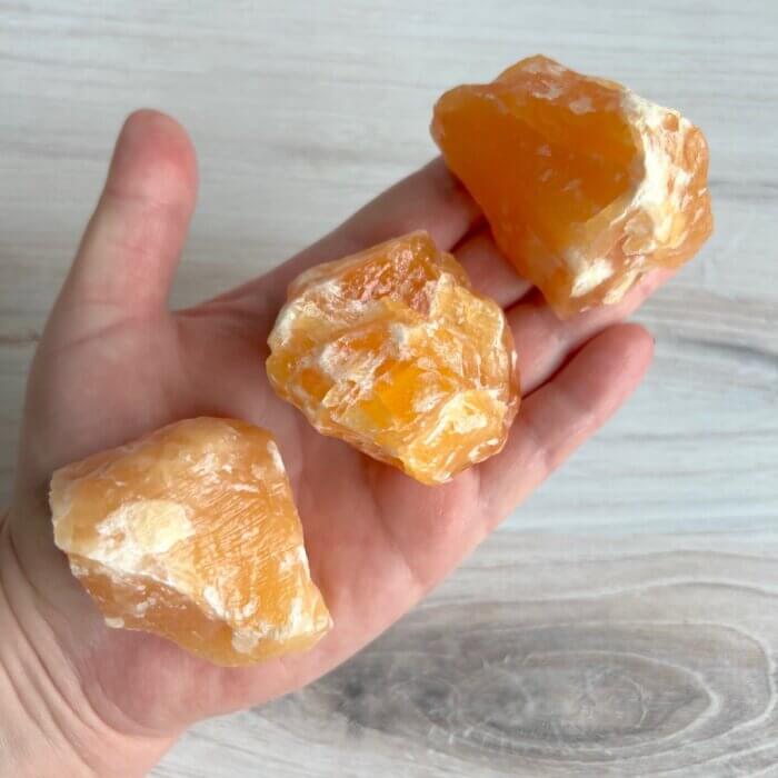 Rough Orange Calcite - No. 142 - Yatzuri Shop