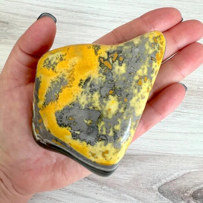 Bumblebee Jasper Free Form - No. 95 - Yatzuri Shop