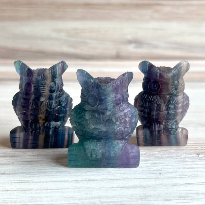 Fluorite Owl - No. 225 - Yatzuri