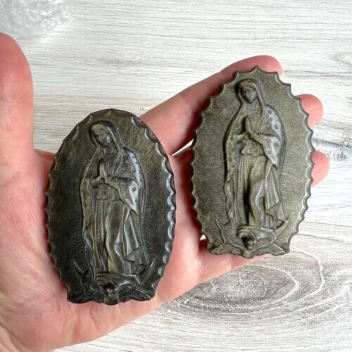 Golden Sheen Obsidian Mother Mary - No. 220 - Yatzuri